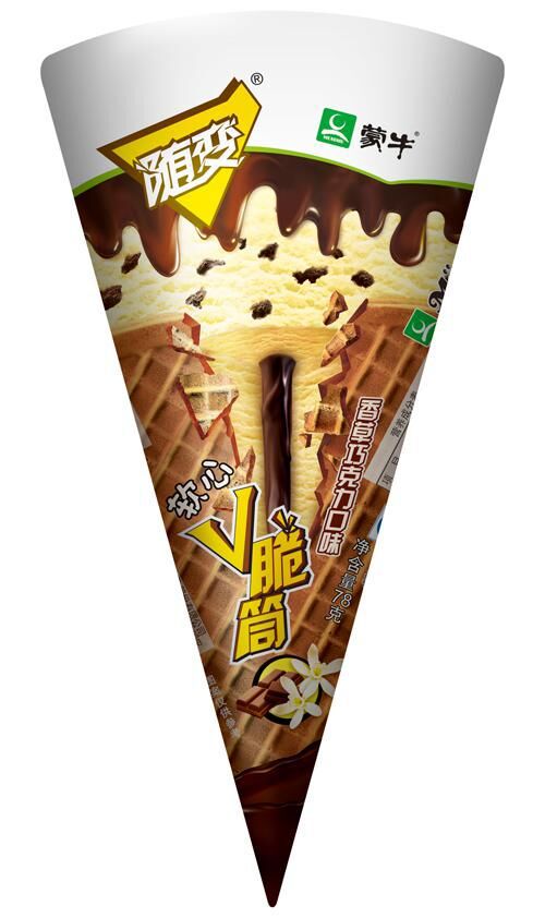 批发蒙牛 随便 香草巧克力 口味冰淇淋雪糕冷饮