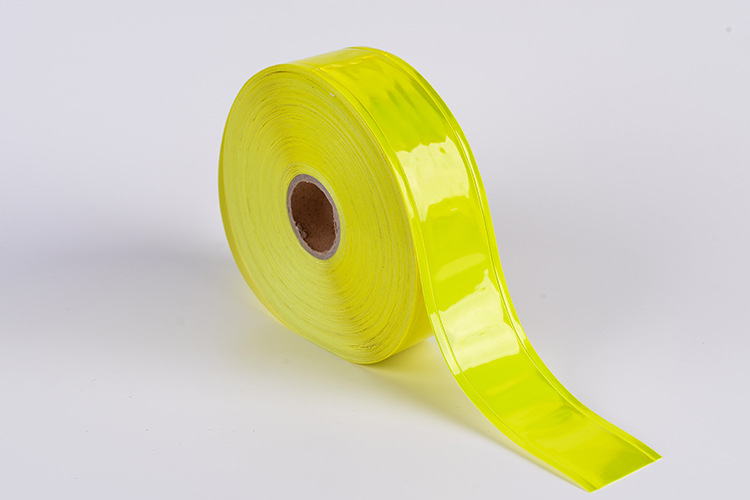 彩色塑料自带反光布 可加工定做反光警示条 5公分 自带反光布