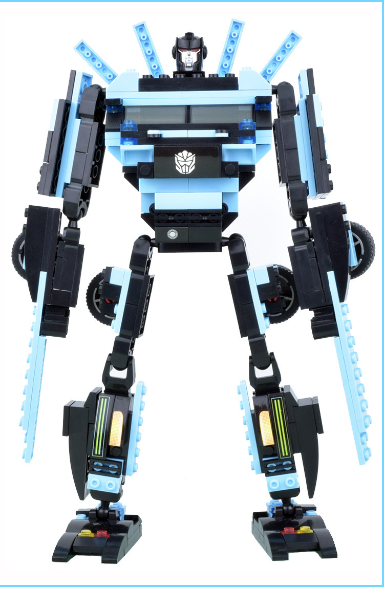 儿童玩具 幻影机器人组装 diy积木块 开发智力 厂家直销 81115