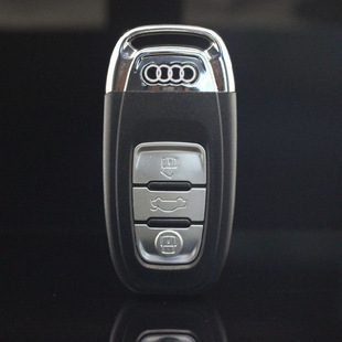 奥迪usb打火机 创意个性车钥匙usb充电打火机高档环保电子点烟器