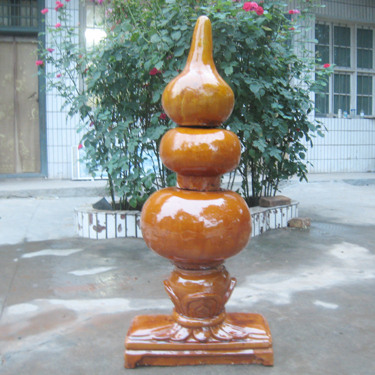 厂家直销宝顶仿古琉璃瓦 - 建材批发交易网