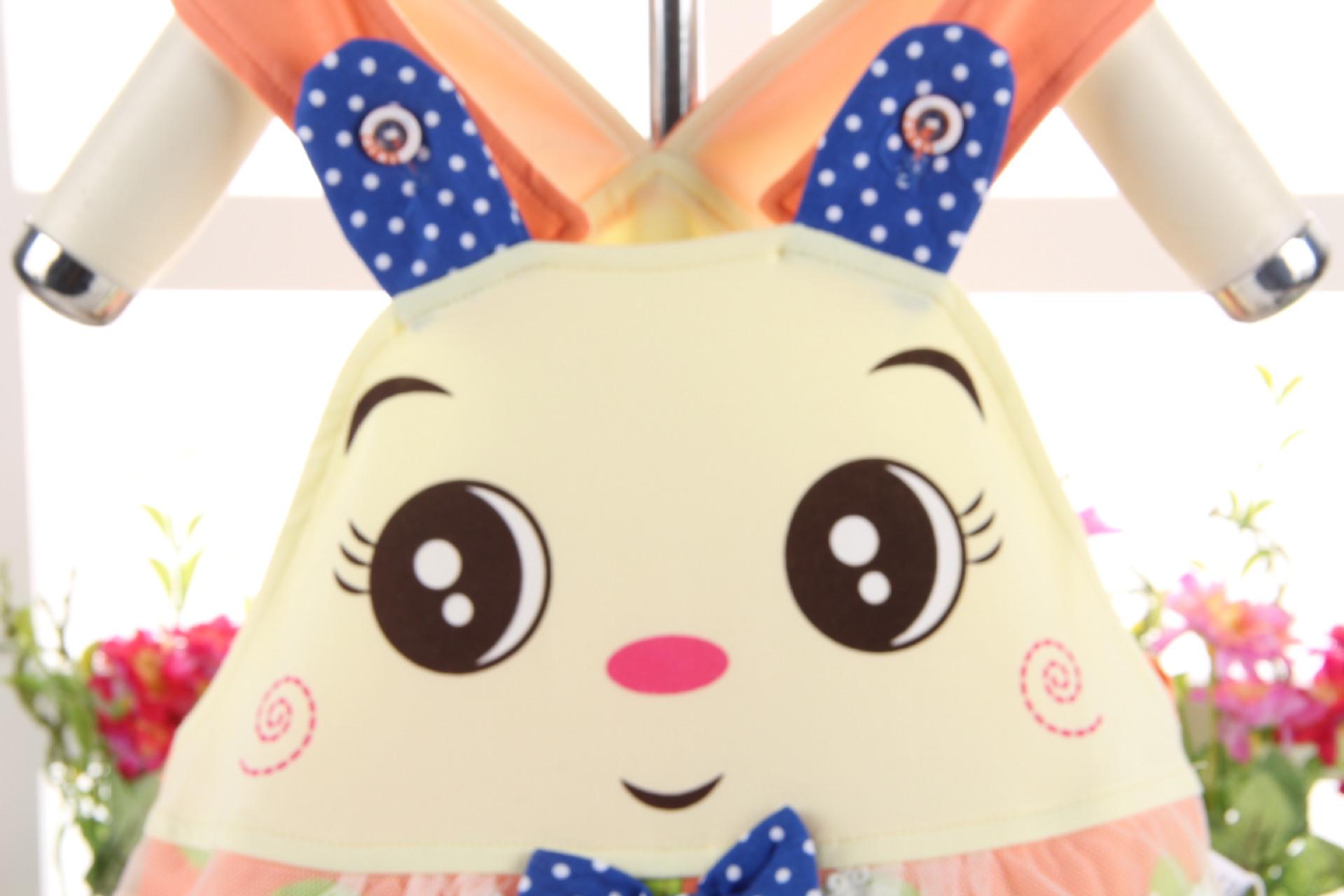 2015夏款奇喜5181 竹纤维蕾丝兔宝宝造型哈衣 背带连体裤批