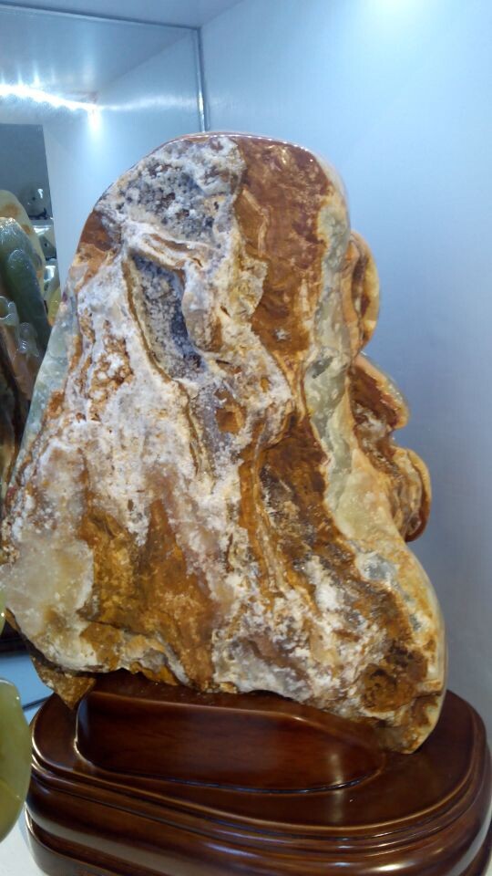 英明神武雕刻摆件 天然进口 云浮玉石工艺品 厂家批发 创意