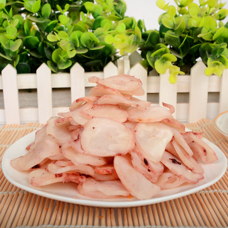 厂家直销鱿鱼足片 宏海果树碳烤章鱼足 水产海鲜休闲零食特产