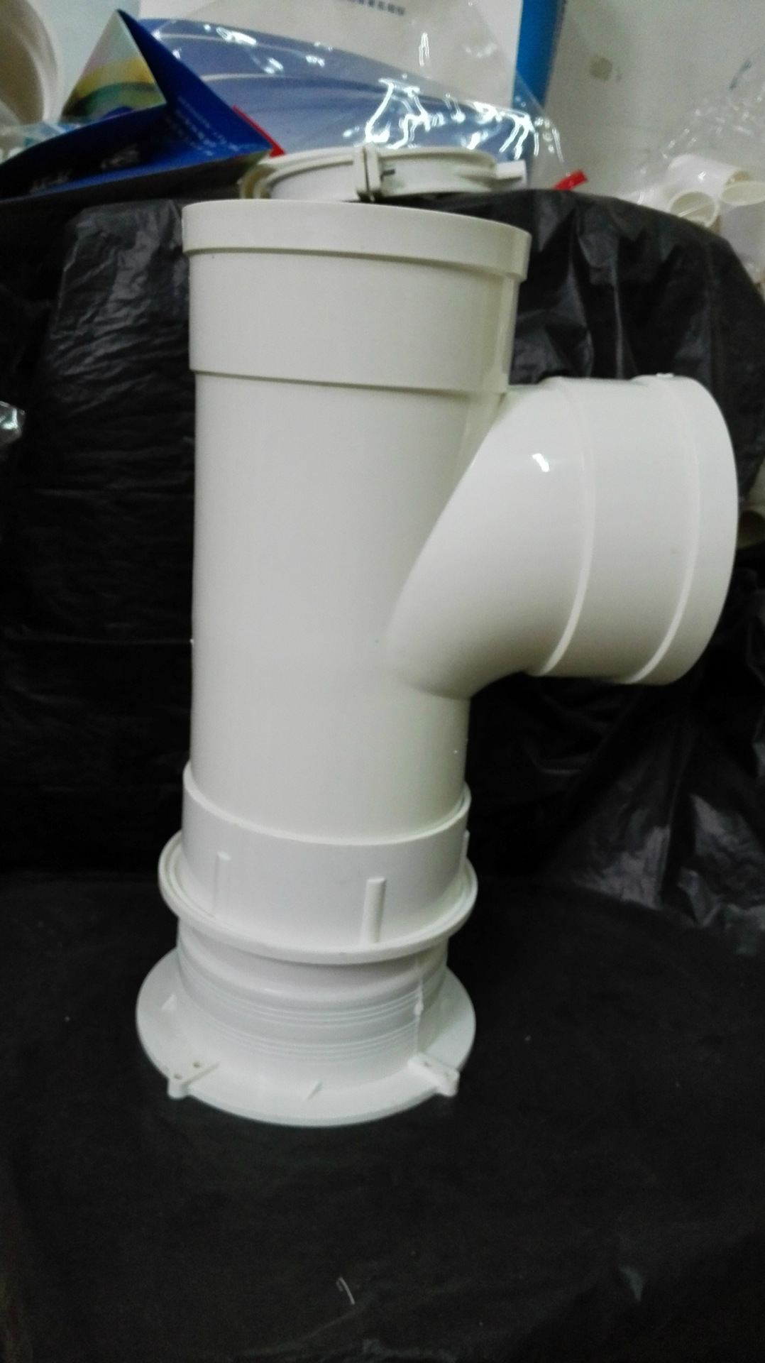 供应pvc排水管110内插三通 批发110三通直接插水节