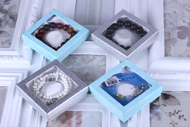 透明手链盒子有泡沫低价首饰手串盒水晶手链盒厂家直销现货充足