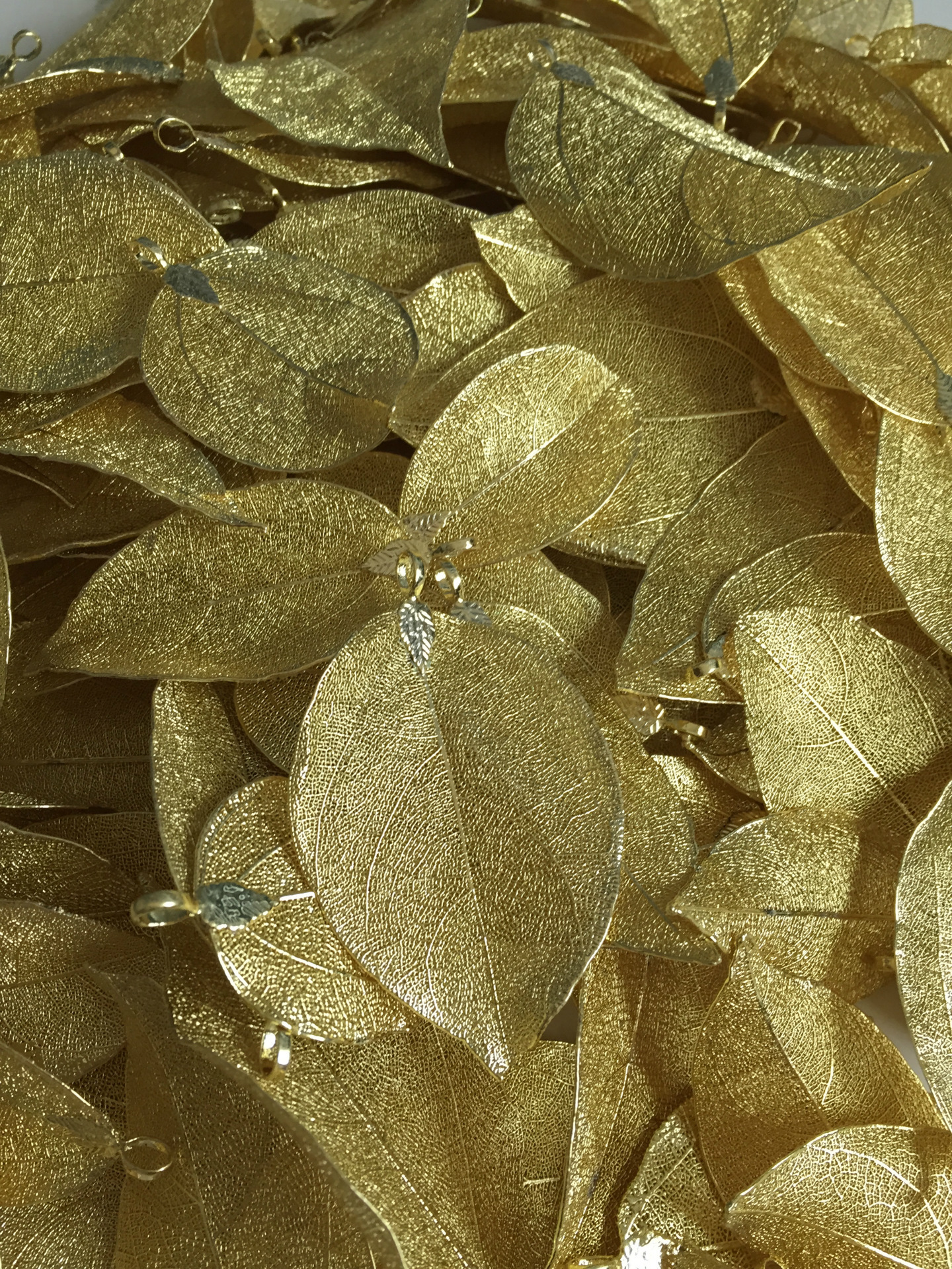 天然24k电镀真金金叶子 跑江湖地摊会销小礼品 新奇特新产品