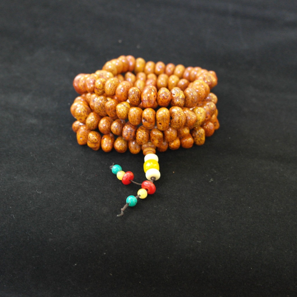 天然元宝正月星月红色菩提子 108颗佛珠念珠 小元宝星月菩提批发