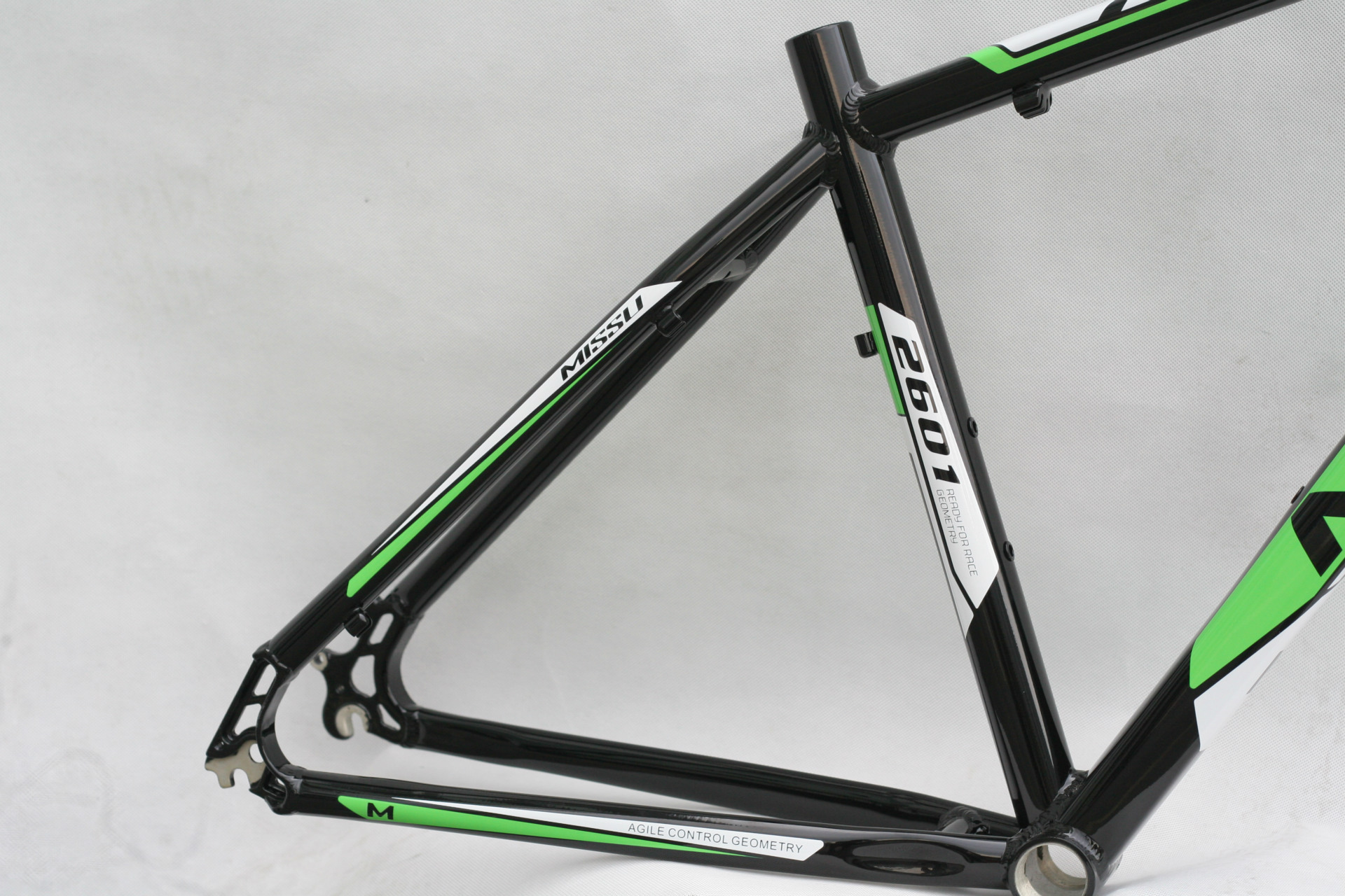 米速missu17寸铝合金车架碟刹男士山地车学生车架