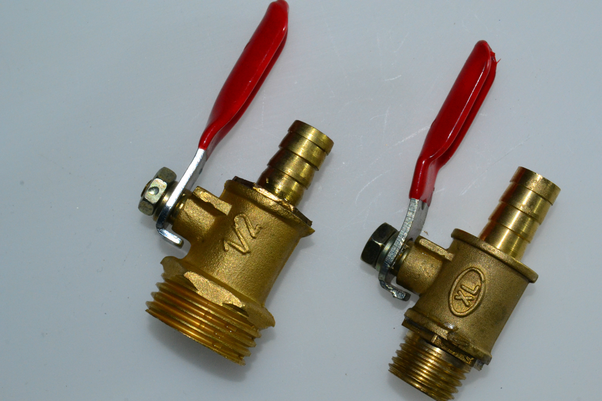 内牙外牙红柄铜球阀 气动球阀小球阀 小阀门1分2 3分 4分内外螺纹