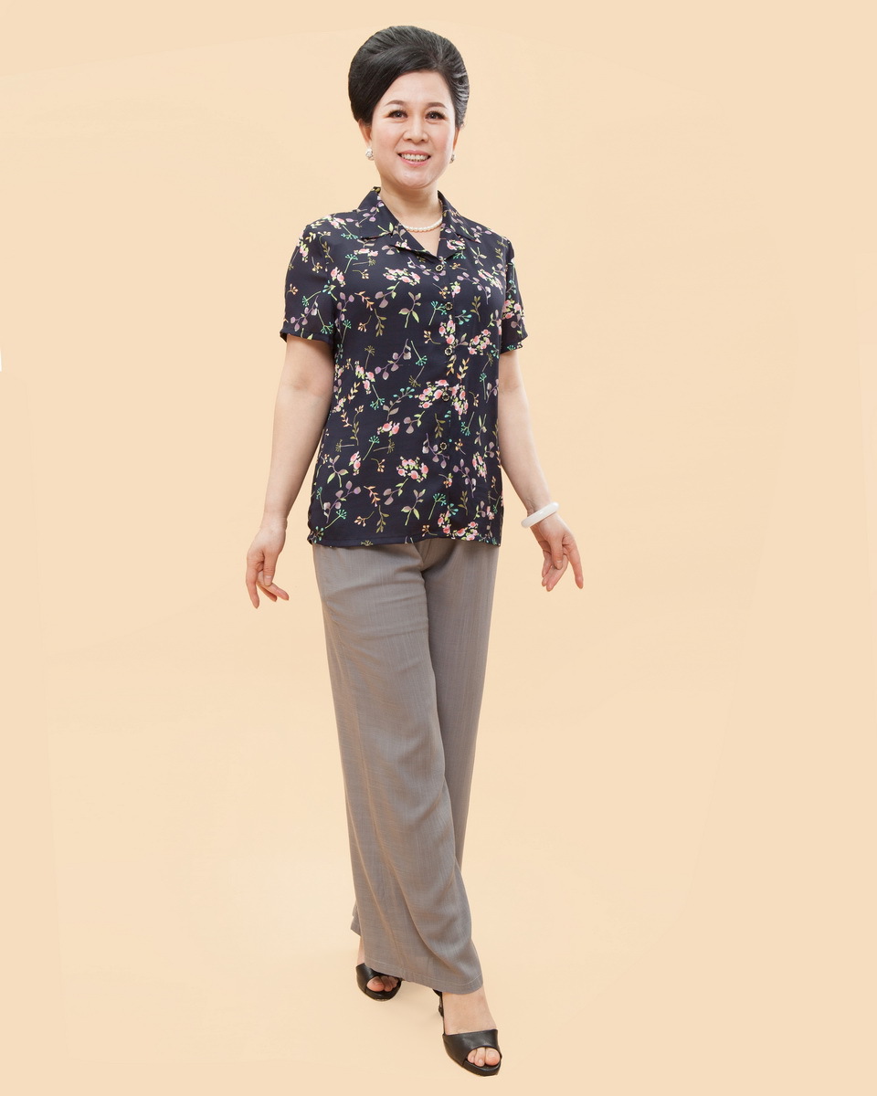 2015中老年女装秋装长裤 大码休闲妈妈装阔腿裤 棉麻时尚新品女裤