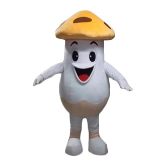 蘑菇男孩卡通人偶服装节庆表演服装蘑菇娃娃行走人偶动漫服装表演