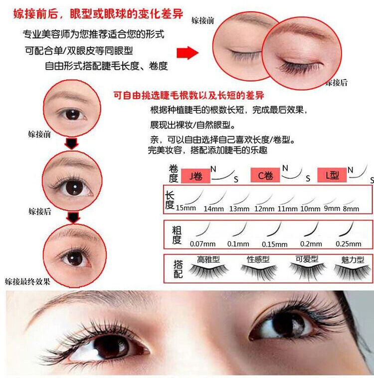 3根朵毛 10mm 纯手工爆款扁毛 新款嫁接睫毛 超柔软美瞳美妆工具