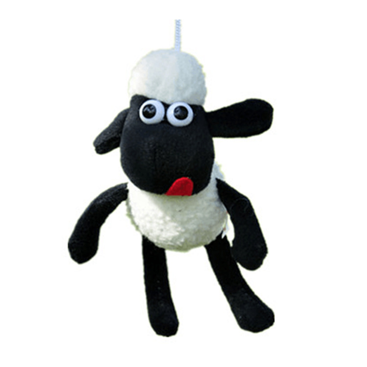 肖恩羊公仔小羊肖恩生肖羊婚庆娃娃手工diy包包挂件毛绒玩具