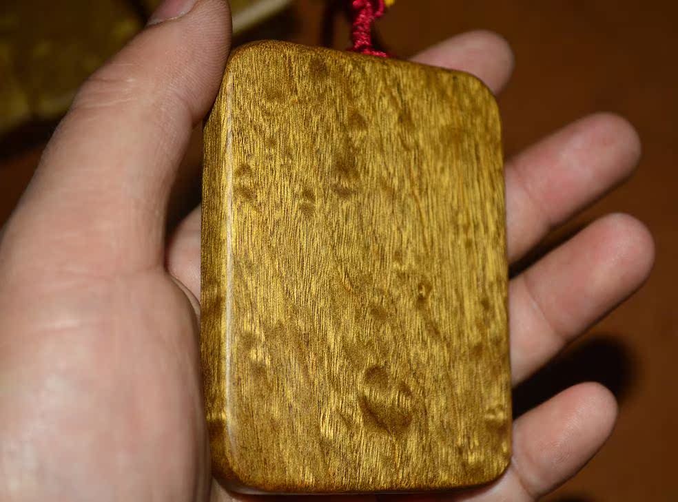 金丝楠木 纯金料 阴沉木 乌木 无事牌 佛牌金丝楠手把件