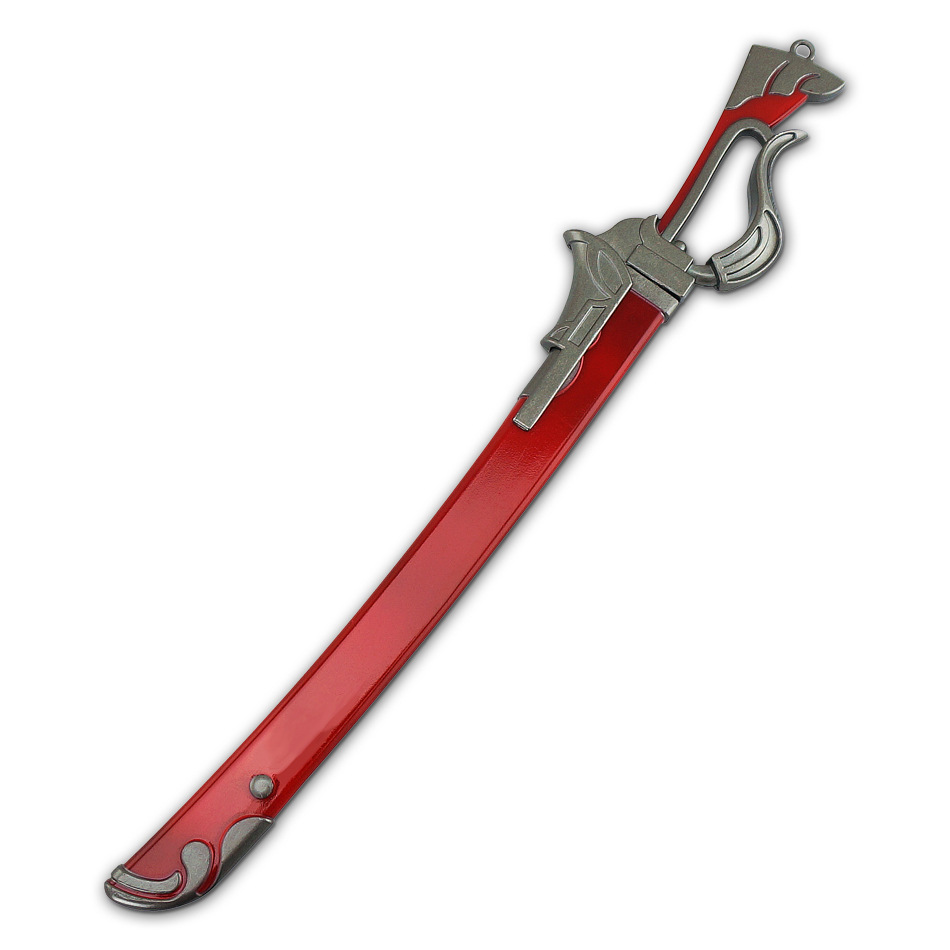 lol周边 疾风剑豪 西部牛仔亚索武器 22厘米武器兵器钥匙扣图片_12