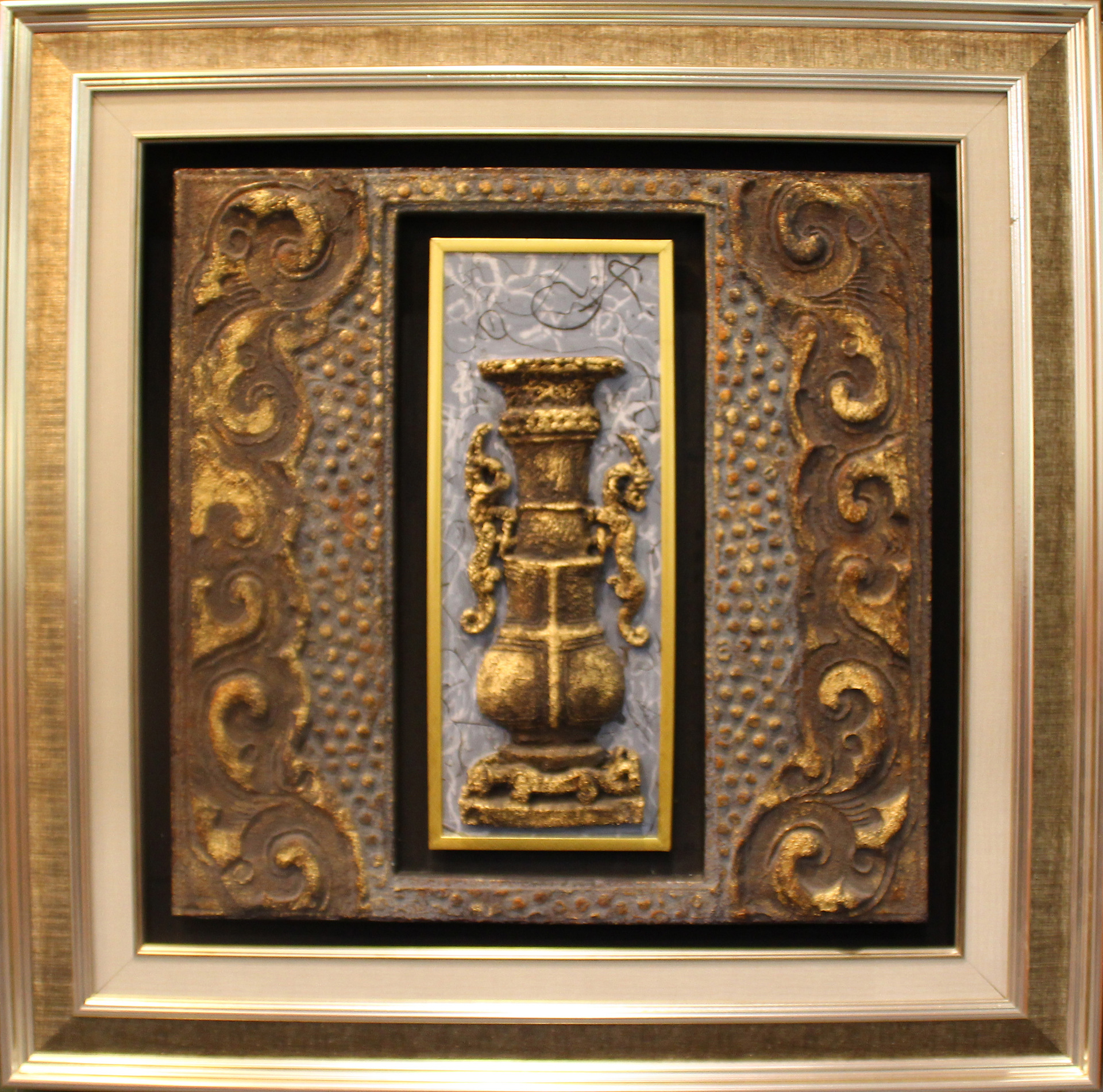 梦回汉唐系列 器具摆件 8款 中国风尚 竹炭浮雕画 立体装饰画