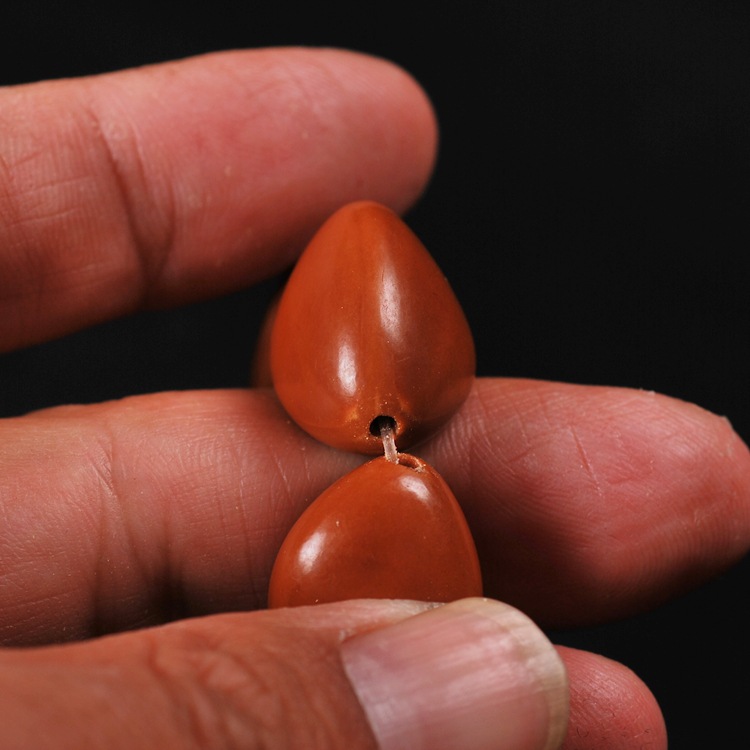 超经典 橄榄核三棱素核长串 橄榄核雕刻 工艺品礼品批发脖挂项链