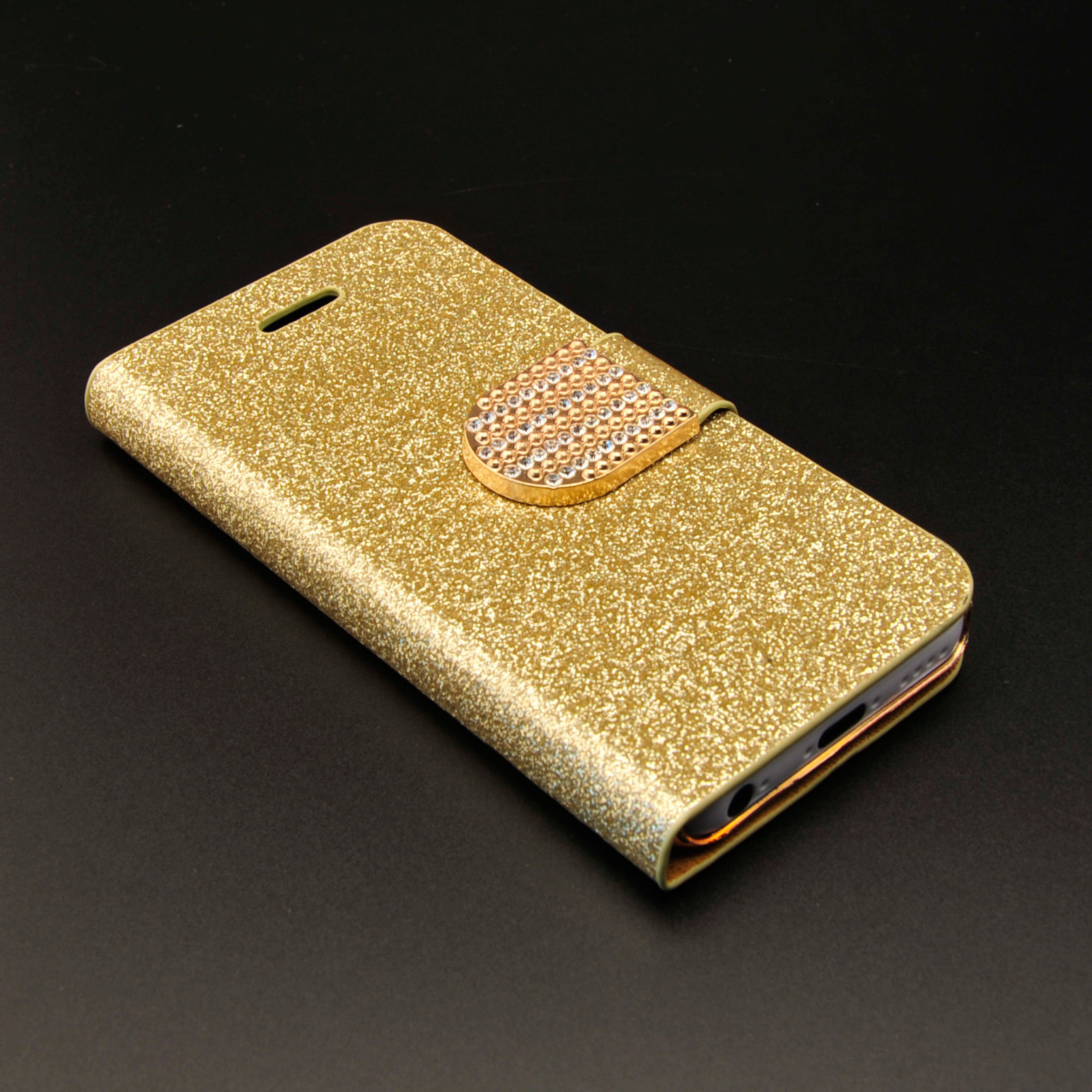 一手货源 iphone5/5s手机保护套 闪耀金色手机壳 手机壳工厂批