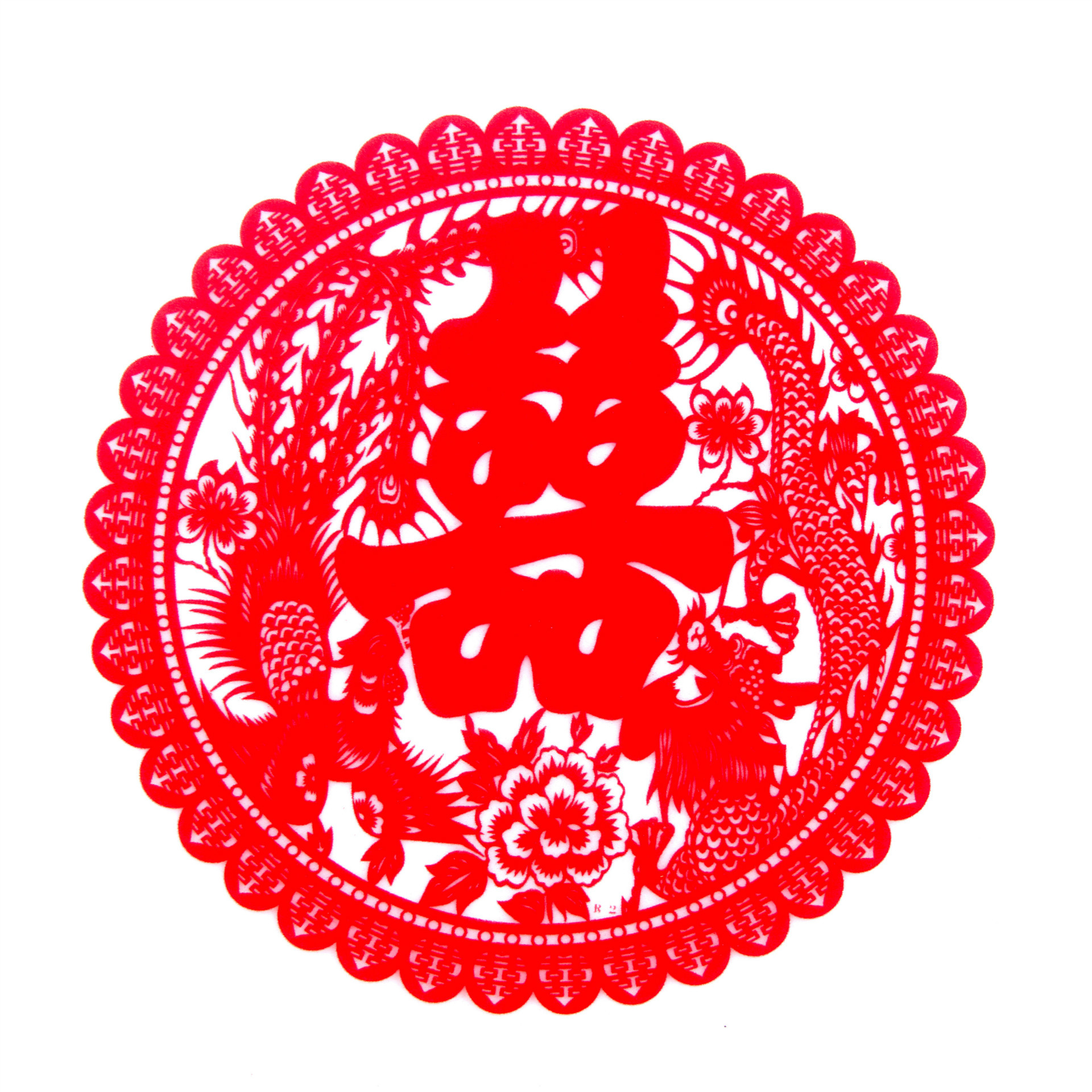 厂家直销婚庆用品结婚装饰婚礼布置40厘米喜字 卡通植绒静电贴