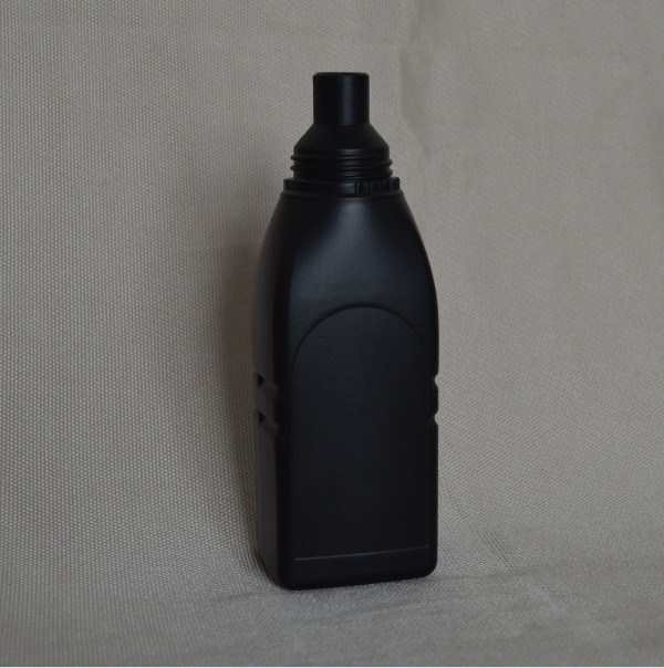 珠海碳粉瓶定制 500ml黑色方形碳粉瓶可配普通平盖防伪盖加粉斗