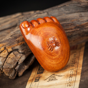 红木手把件葫芦
