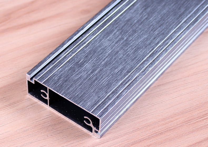 优质橱柜台面铝横梁 长方形截面铝合金垫条 佛山厂家生产批发