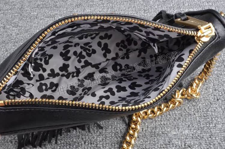 外贸正品意大利进口头层牛皮流苏mac斜跨包 欧洲站欧美大牌女包包