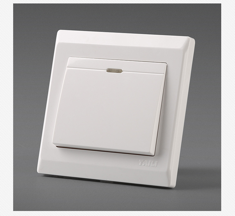 厂家直销 86gc工程系列 一开墙壁开关 86gc01-2(双控)