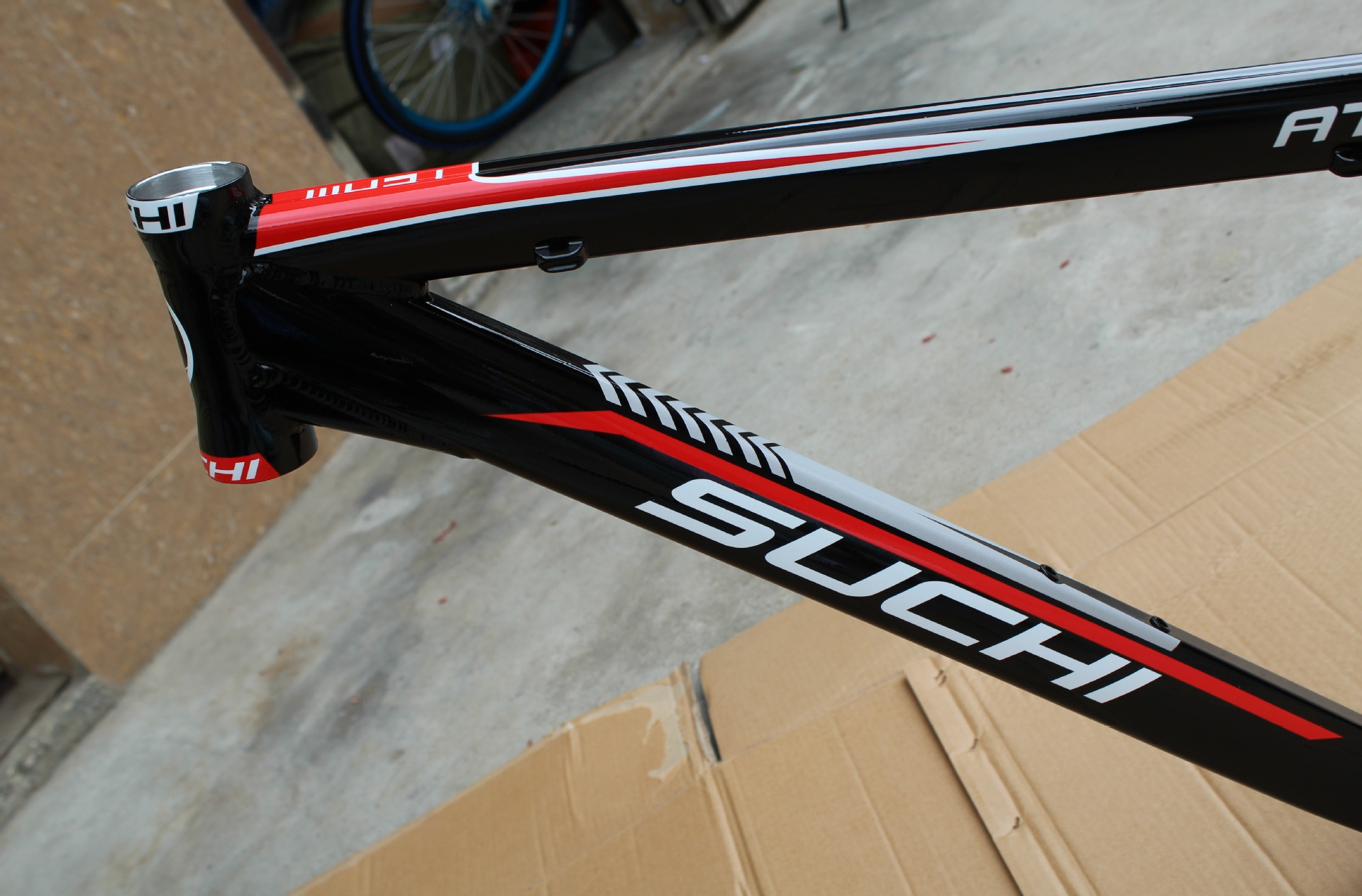 新款速驰sc600车架 26自行车铝合金车架 17寸山地车车架