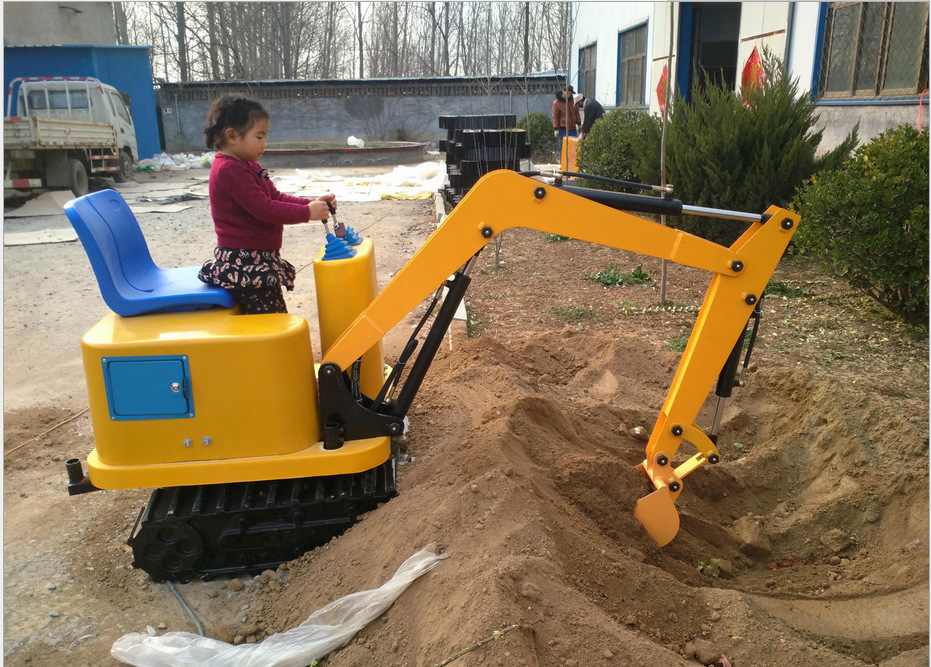 hcb可坐大型玩具仿真电动液压儿童投币挖掘机 厂家直销游乐设备