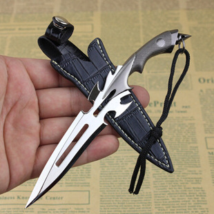 猎鲨双持匕武器模型刀未开刃 玩具模型刀匕刃仿真刀具 17cm