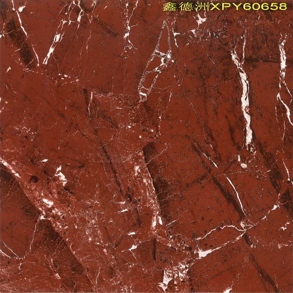 佛山晶洁辉全抛釉大理石砖600mm*600mm 黑金花 深啡网 紫罗红