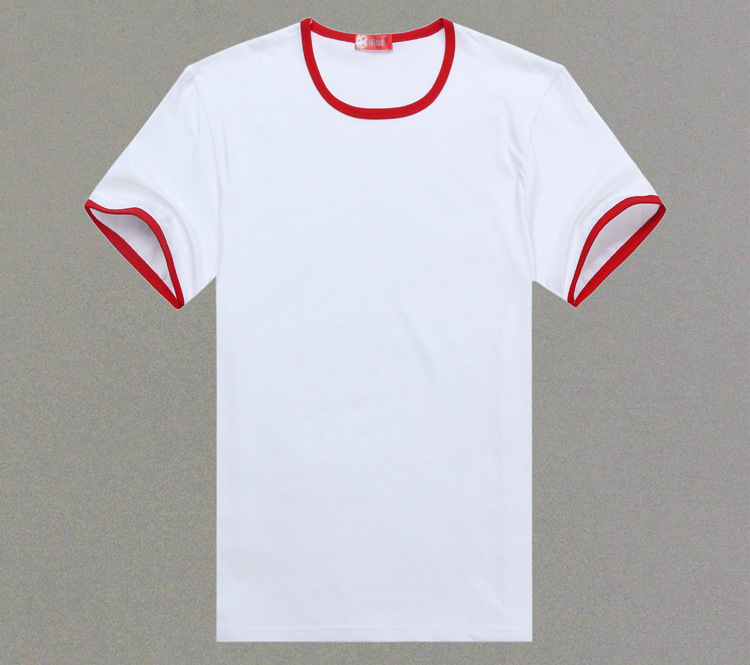 厂家直销空白文化衫毕业班级diy班服旅游团队服定制夏季纯棉短袖