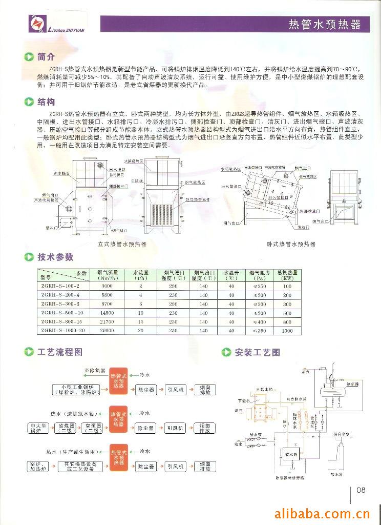 长期提供工业锅炉.窑炉烟气余热回收节煤设备