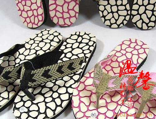 yq-g犀利哥款人字拖鞋 防磨脚丫 石子纹鞋底